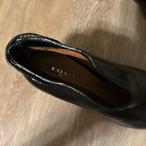 Ladies coach open toe ankle bootie - Picture 6 of 8